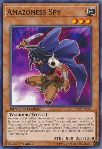 Amazoness Spy - SBLS-EN021 Common 1st Edition