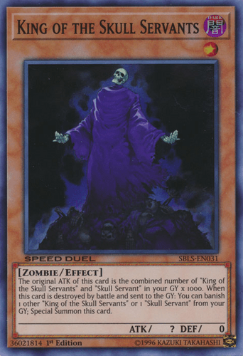 King of the Skull Servants - SBLS-EN031 Super Rare 1st Edition