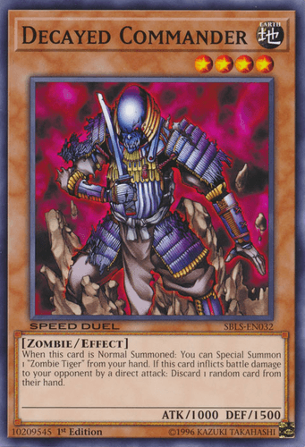 Decayed Commander - SBLS-EN032 Common 1st Edition