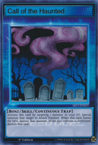 Call of the Haunted - SBLS-ENS03 Ultra Rare 1st Edition