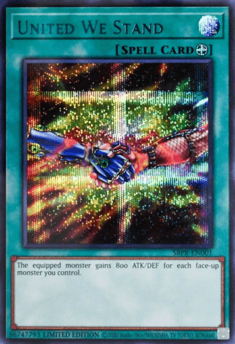 United We Stand - SBPR-EN001 Secret Rare Limited Edition