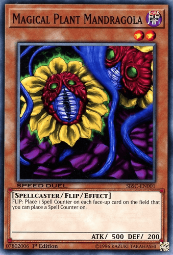 Magical Plant Mandragola - SBSC-EN001 Common 1st Edition