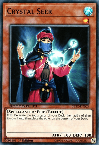 Crystal Seer - SBSC-EN003 Super Rare 1st Edition