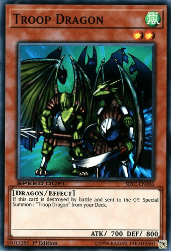 Troop Dragon - SBSC-EN006 Super Rare 1st Edition