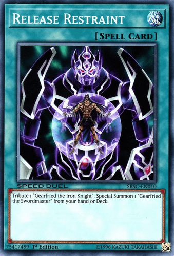 Release Restraint - SBSC-EN010 Common 1st Edition