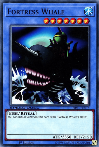Fortress Whale - SBSC-EN015 Common 1st Edition