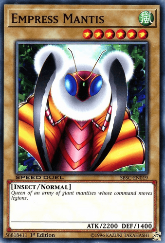 Empress Mantis - SBSC-EN019 Common 1st Edition