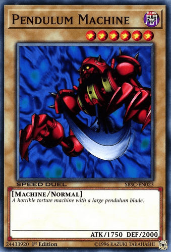 Pendulum Machine - SBSC-EN023 Common 1st Edition