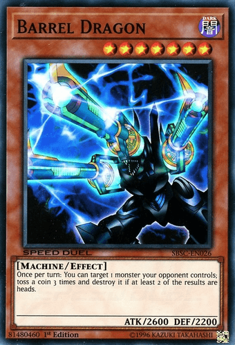 Barrel Dragon - SBSC-EN026 Super Rare 1st Edition