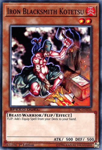 Iron Blacksmith Kotetsu - SBSC-EN034 Common 1st Edition