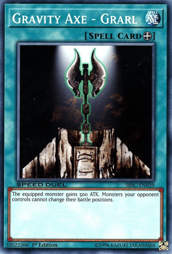 Gravity Axe - Grarl - SBSC-EN039 Common 1st Edition