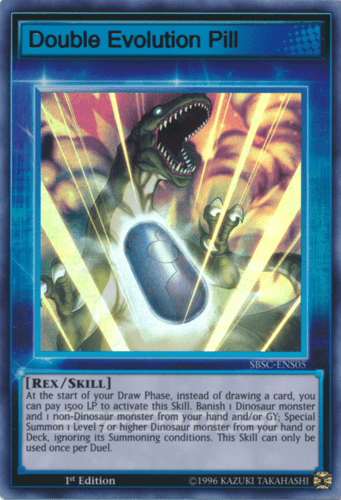 Double Evolution Pill - SBSC-ENS05 Ultra Rare 1st Edition