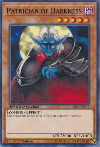 Patrician of Darkness - SBTK-EN013 Common 1st Edition