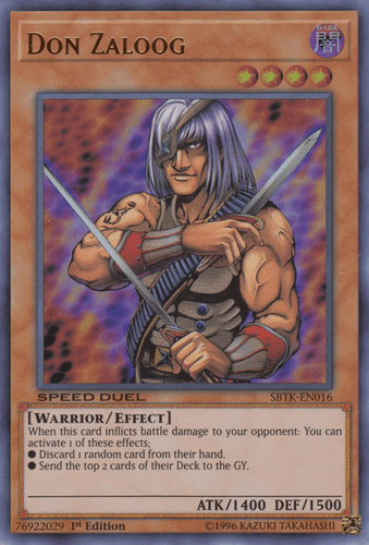 Don Zaloog - SBTK-EN016 Ultra Rare 1st Edition