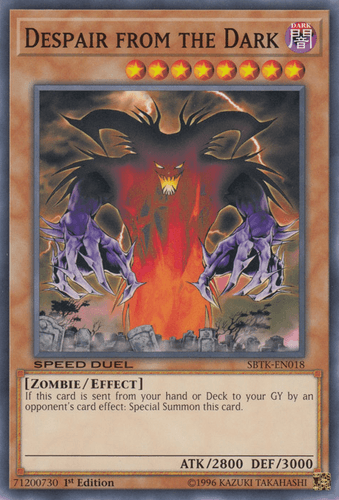 Despair from the Dark - SBTK-EN018 Common 1st Edition