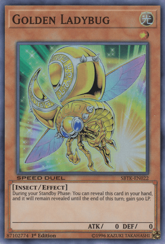 Golden Ladybug - SBTK-EN022 Super Rare 1st Edition