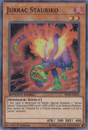Jurrac Stauriko - SBTK-EN024 Super Rare 1st Edition