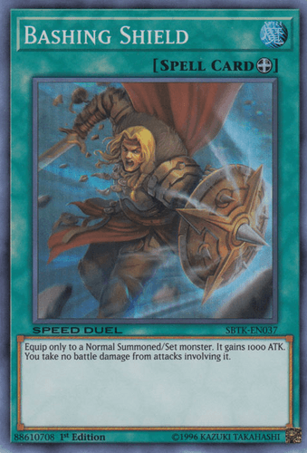 Bashing Shield - SBTK-EN037 Super Rare 1st Edition
