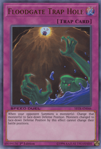 Floodgate Trap Hole - SBTK-EN046 Ultra Rare 1st Edition