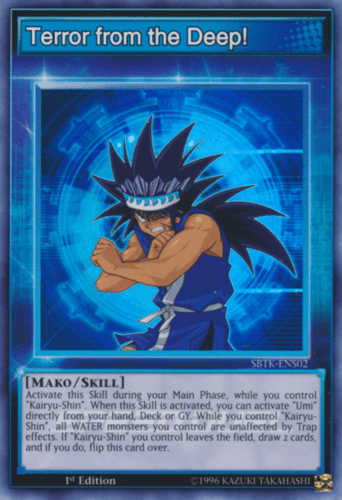 Terror from the Deep! - SBTK-ENS02 Super Rare 1st Edition