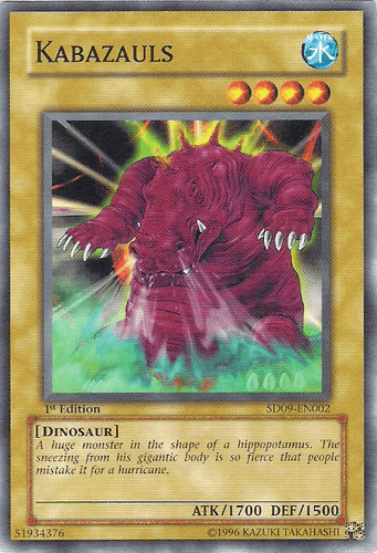 Kabazauls - SD09-EN002 Common 1st Edition