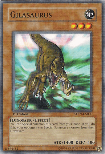 Gilasaurus - SD09-EN005 Common 1st Edition