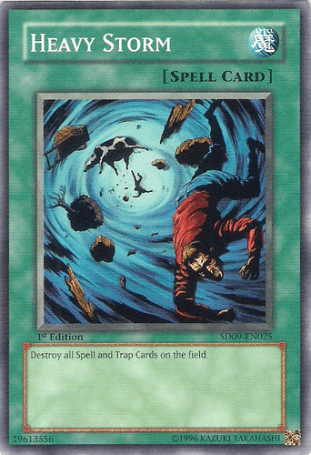 Heavy Storm - SD09-EN025 Common 1st Edition