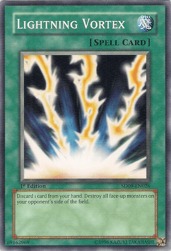 Lightning Vortex - SD09-EN026 Common 1st Edition