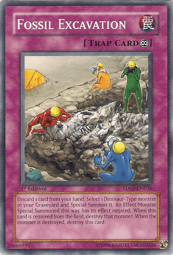 Fossil Excavation - SD09-EN036 Common 1st Edition