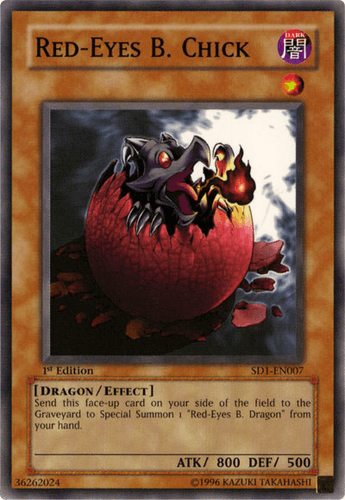 Black Dragon's Chick - SD1-EN007 Common 1st Edition