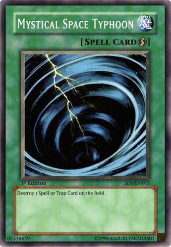 Mystical Space Typhoon - SD1-EN011 Common 1st Edition
