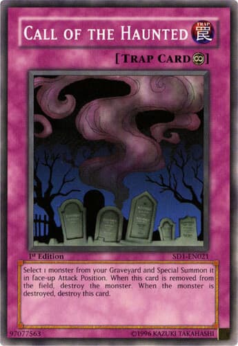Call of the Haunted - SD1-EN021 Common 1st Edition