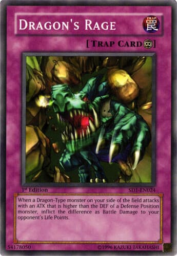 Dragon's Rage - SD1-EN024 Common Unlimited