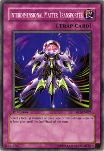 Interdimensional Matter Transporter - SD1-EN026 Common 1st Edition