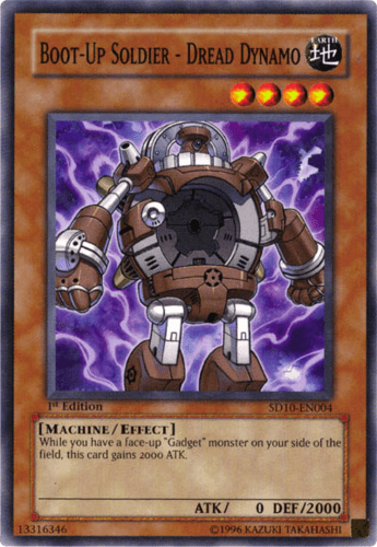 Boot-Up Soldier - Dread Dynamo - SD10-EN004 Common Unlimited