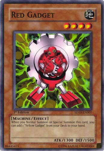 Red Gadget - SD10-EN007 Common 1st Edition