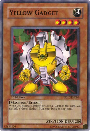 Yellow Gadget - SD10-EN008 Common 1st Edition