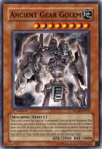 Ancient Gear Golem - SD10-EN012 Common Unlimited