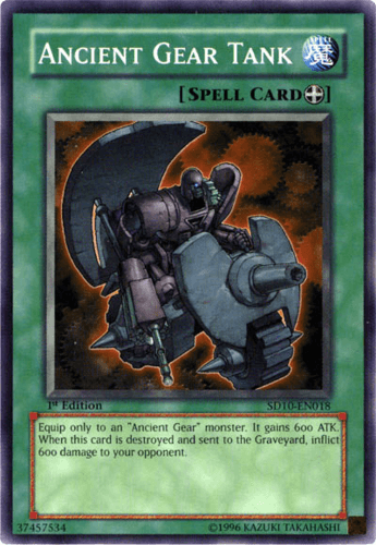 Ancient Gear Tank - SD10-EN018 Common 1st Edition