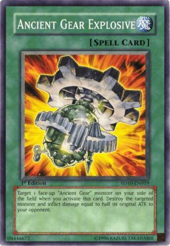 Ancient Gear Explosive - SD10-EN019 Common Unlimited