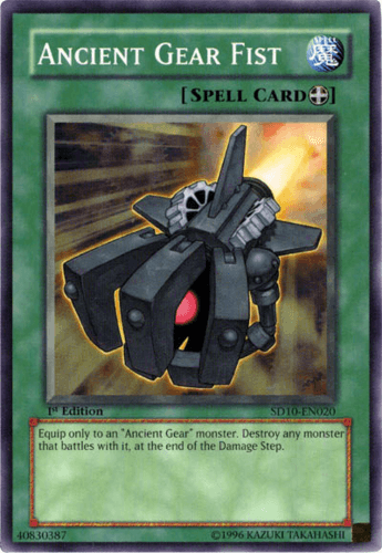 Ancient Gear Fist - SD10-EN020 Common Unlimited