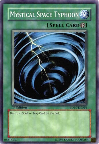 Mystical Space Typhoon - SD10-EN024 Common 1st Edition
