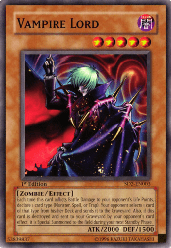 Vampire Lord - SD2-EN003 Common 1st Edition