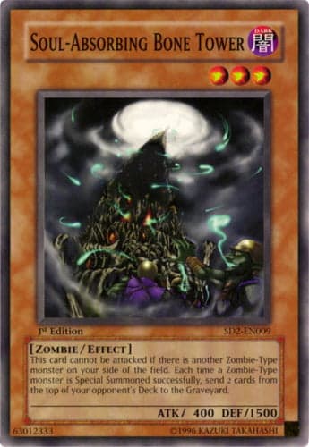 Soul-Absorbing Bone Tower - SD2-EN009 Common 1st Edition