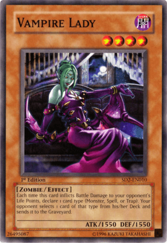 Vampire Lady - SD2-EN010 Common 1st Edition