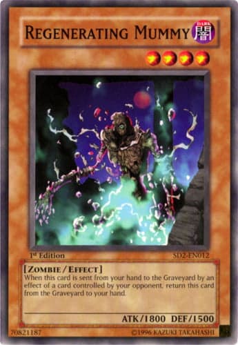 Regenerating Mummy - SD2-EN012 Common 1st Edition