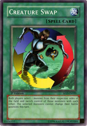 Creature Swap - SD2-EN020 Common 1st Edition