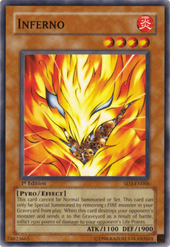 Inferno - SD3-EN006 Common 1st Edition