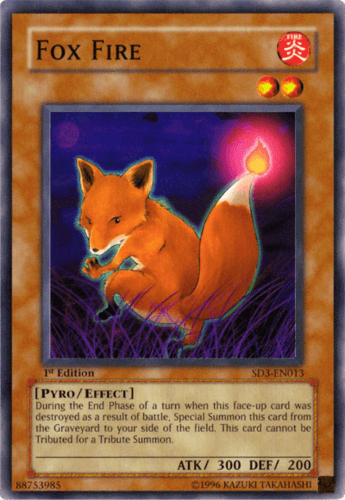 Fox Fire - SD3-EN013 Common 1st Edition