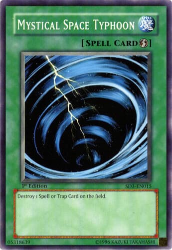 Mystical Space Typhoon - SD3-EN015 Common 1st Edition